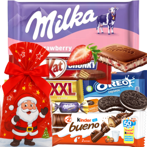 Gotowe Paczki Kinder Milka Oreo Zestaw Paczka Słodycze Prezent  Na Święta Dla Dzieci  Mikołajki